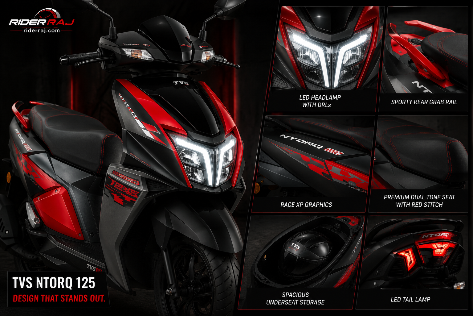 TVS Ntorq 125 Design Details